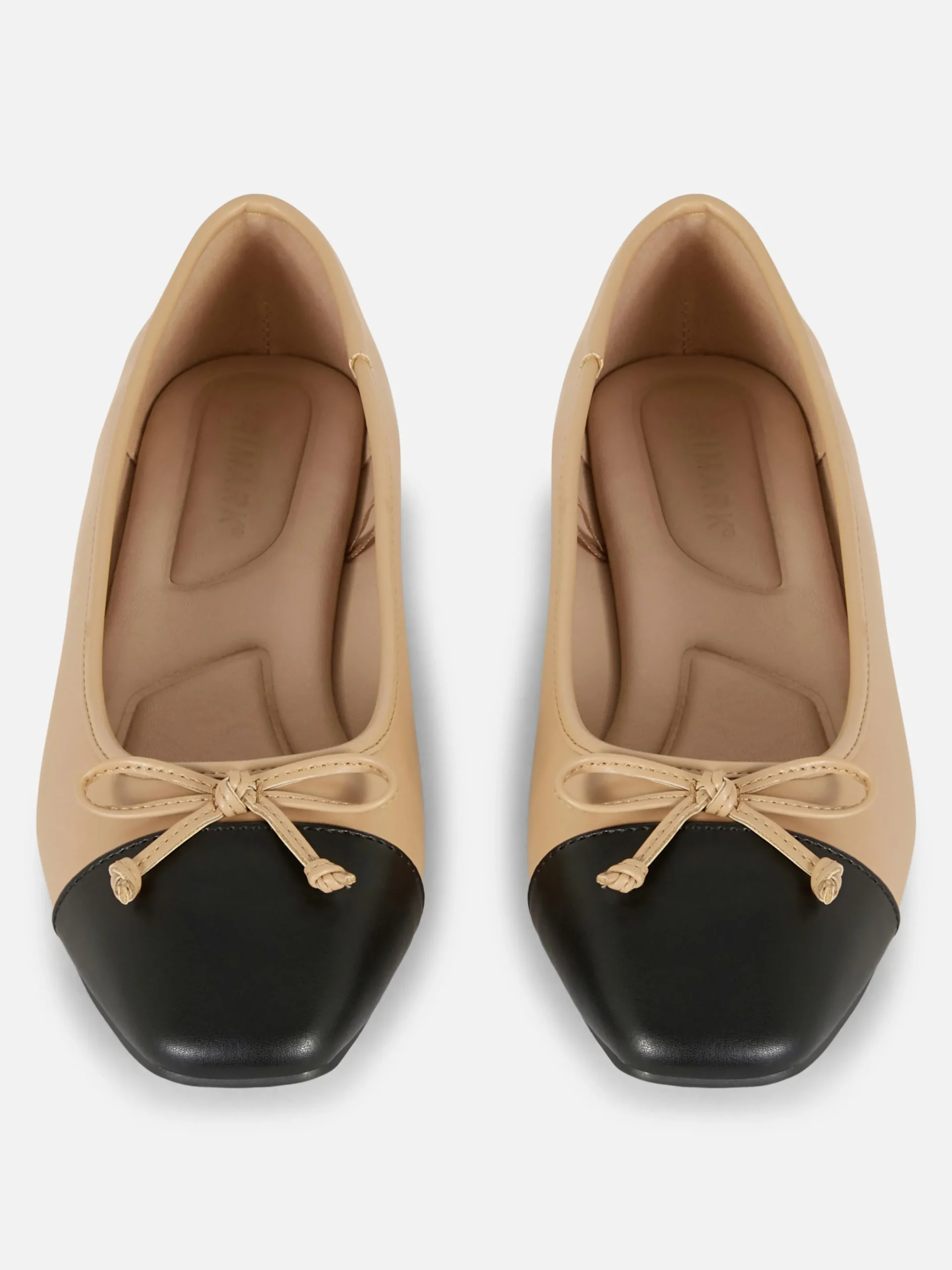 Ballerines à Bout Renforcé Contrastant