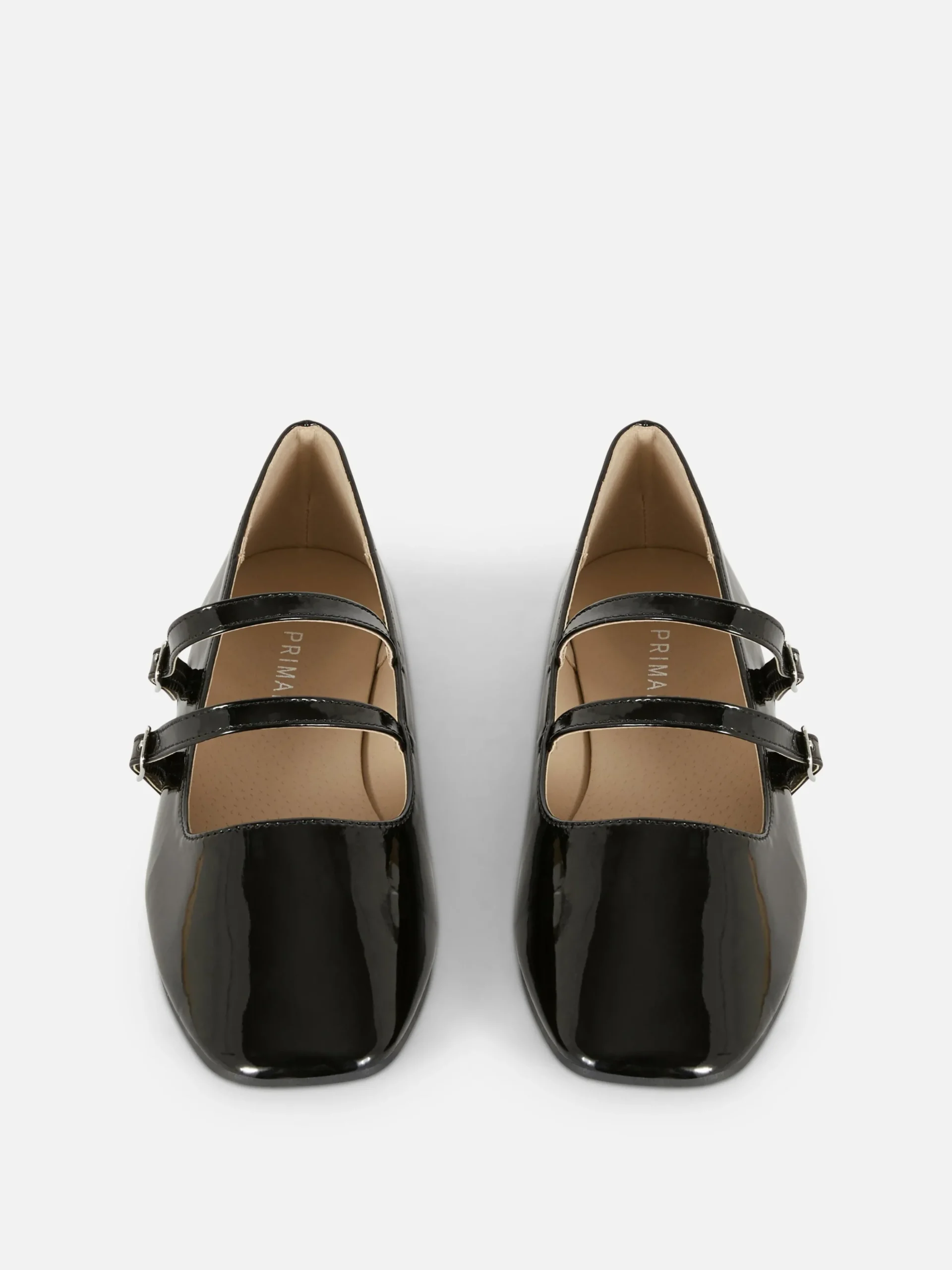 Ballerines à Double Sangle à Boucle