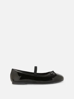 Ballerines En Simili Cuir Verni