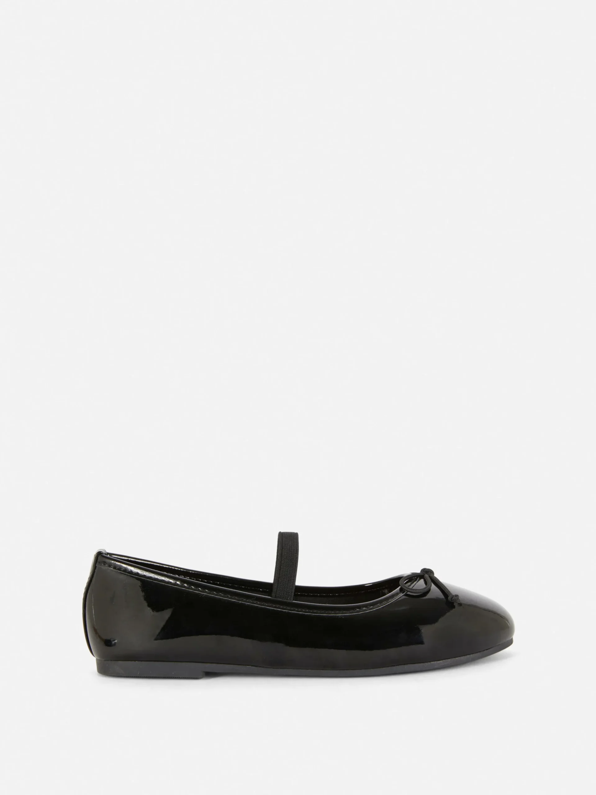 Ballerines En Simili Cuir Verni