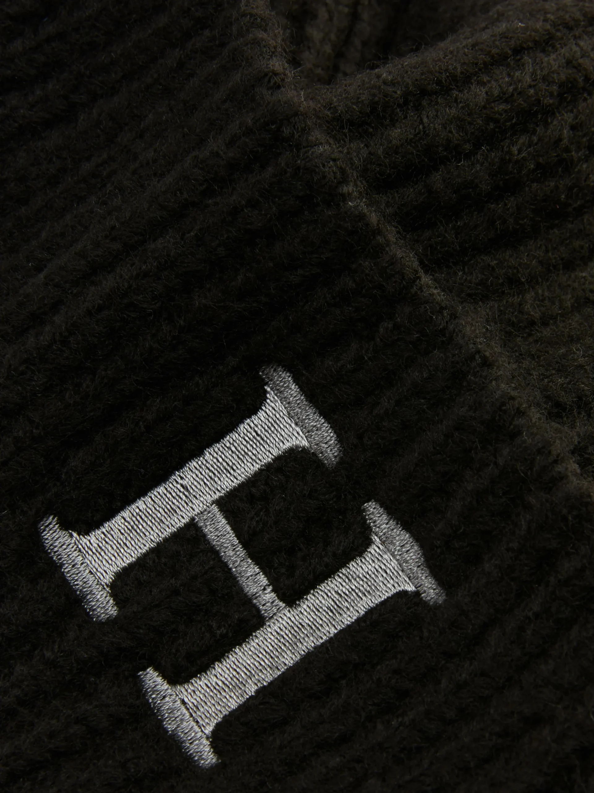 Bandeau En Tricot Avec Initiale Brodée