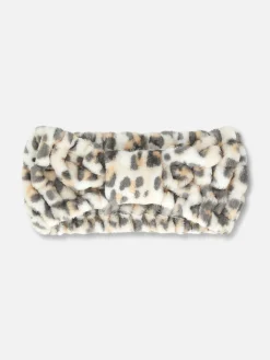 Bandeau Noué à Motif Léopard