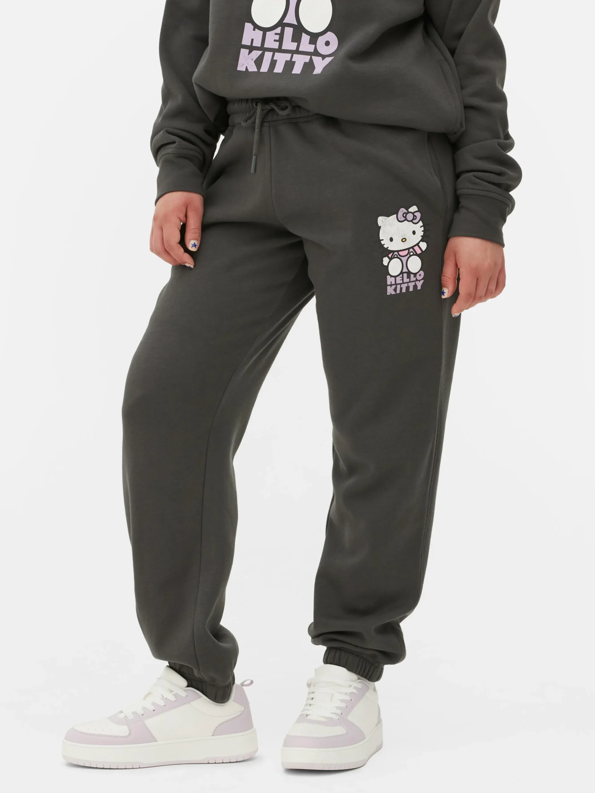 Bas De Jogging à Revers Hello Kitty