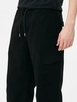 Bas De Jogging Cargo Stretch à Coupe Décontractée