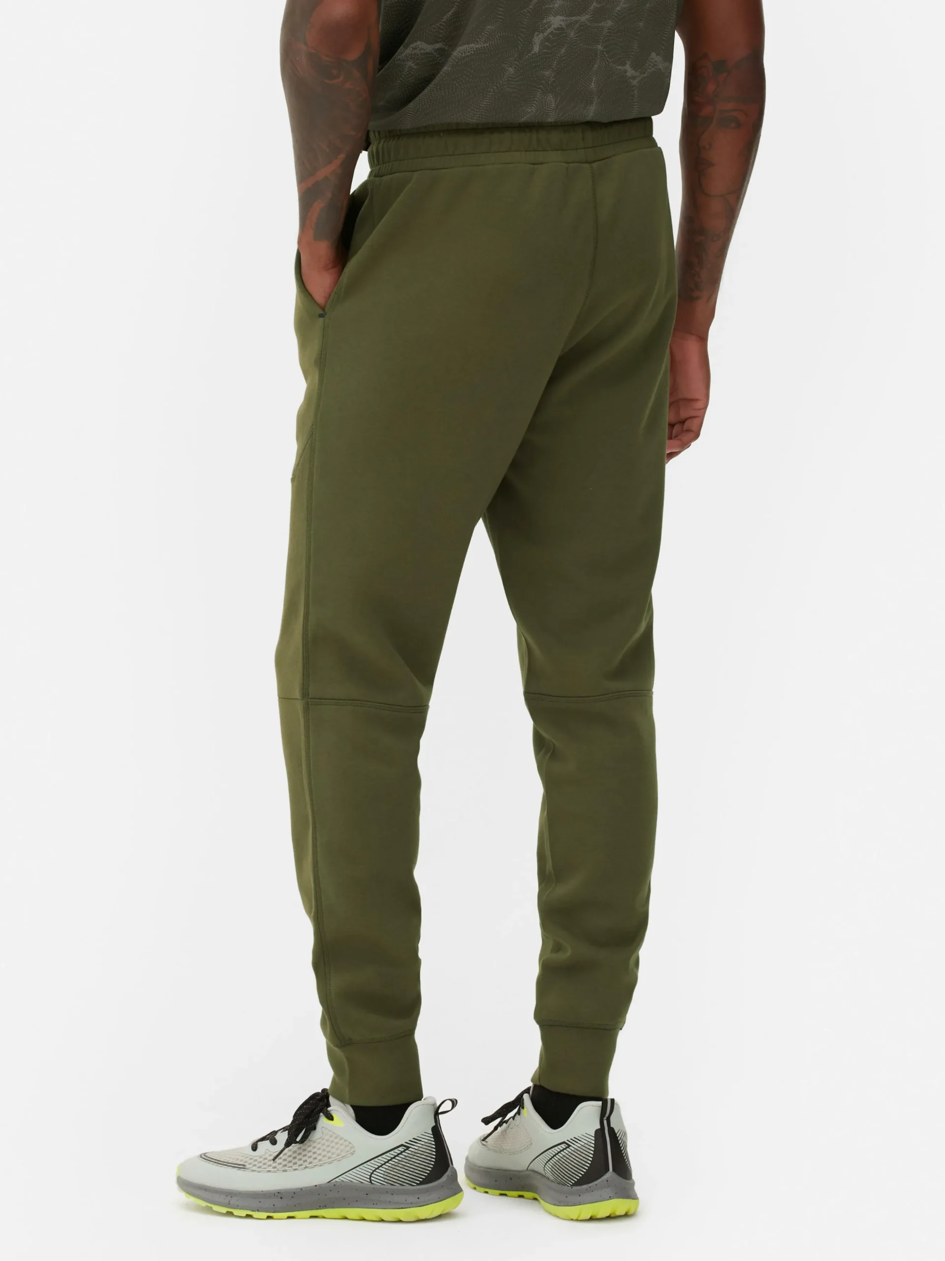 Bas De Jogging Contrecollé Coupe Slim