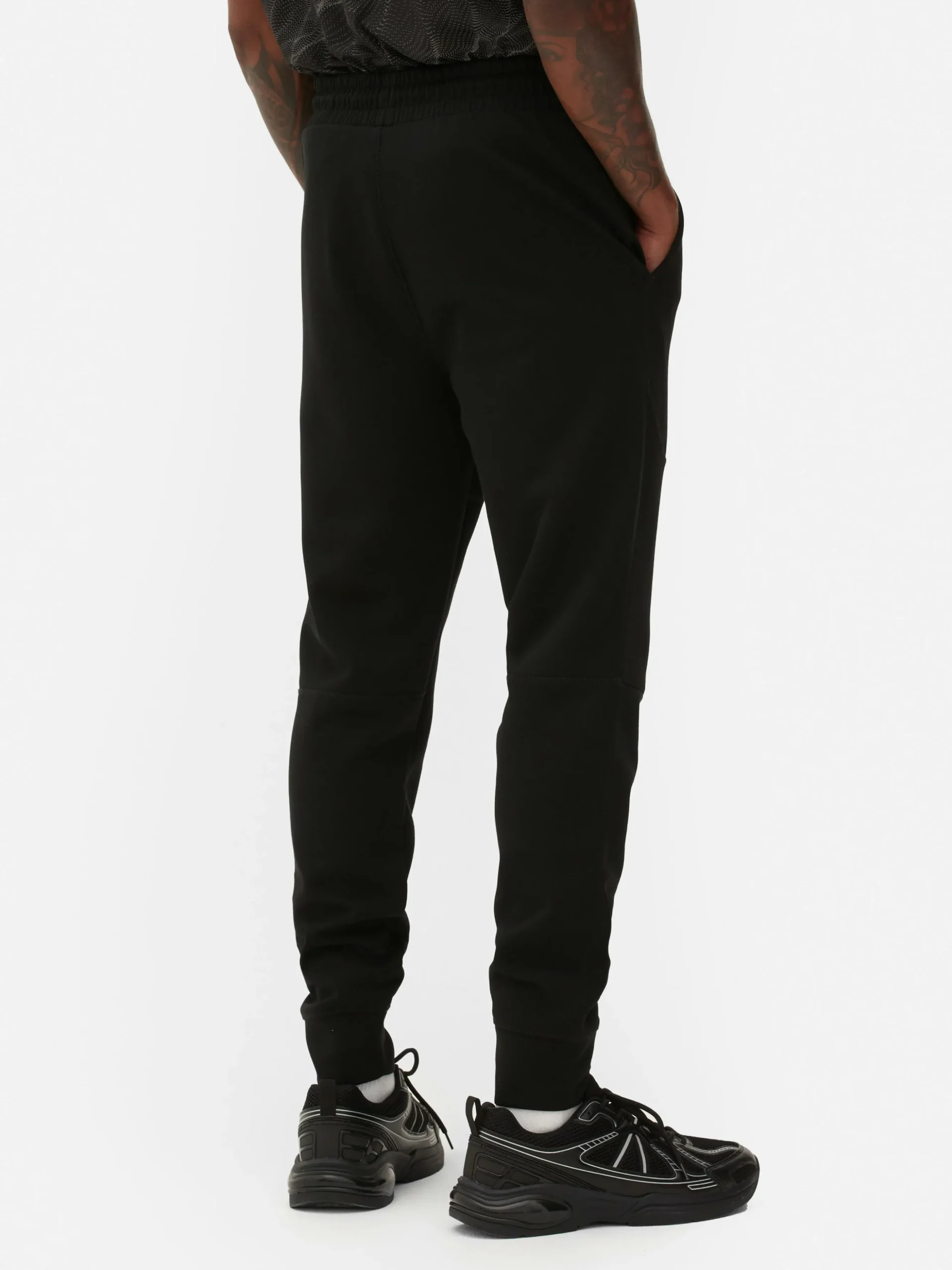 Bas De Jogging Contrecollé Coupe Slim