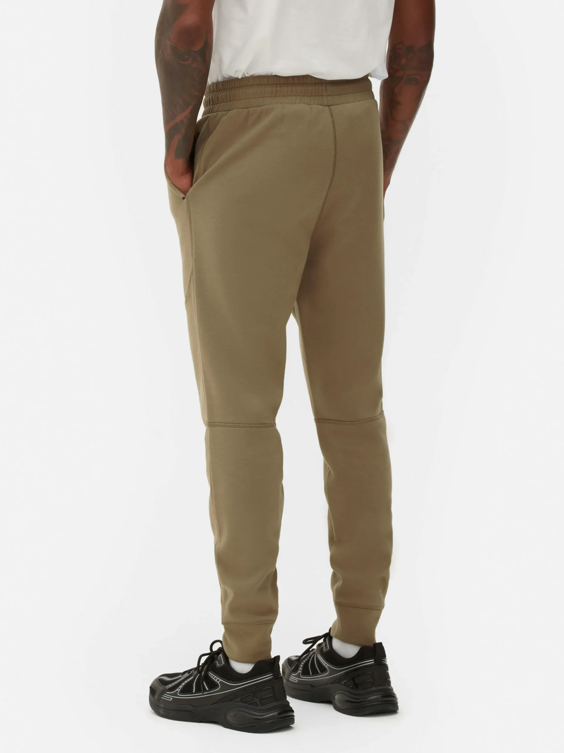 Bas De Jogging Contrecollé Coupe Slim