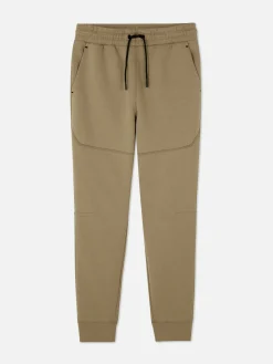 Bas De Jogging Contrecollé Coupe Slim