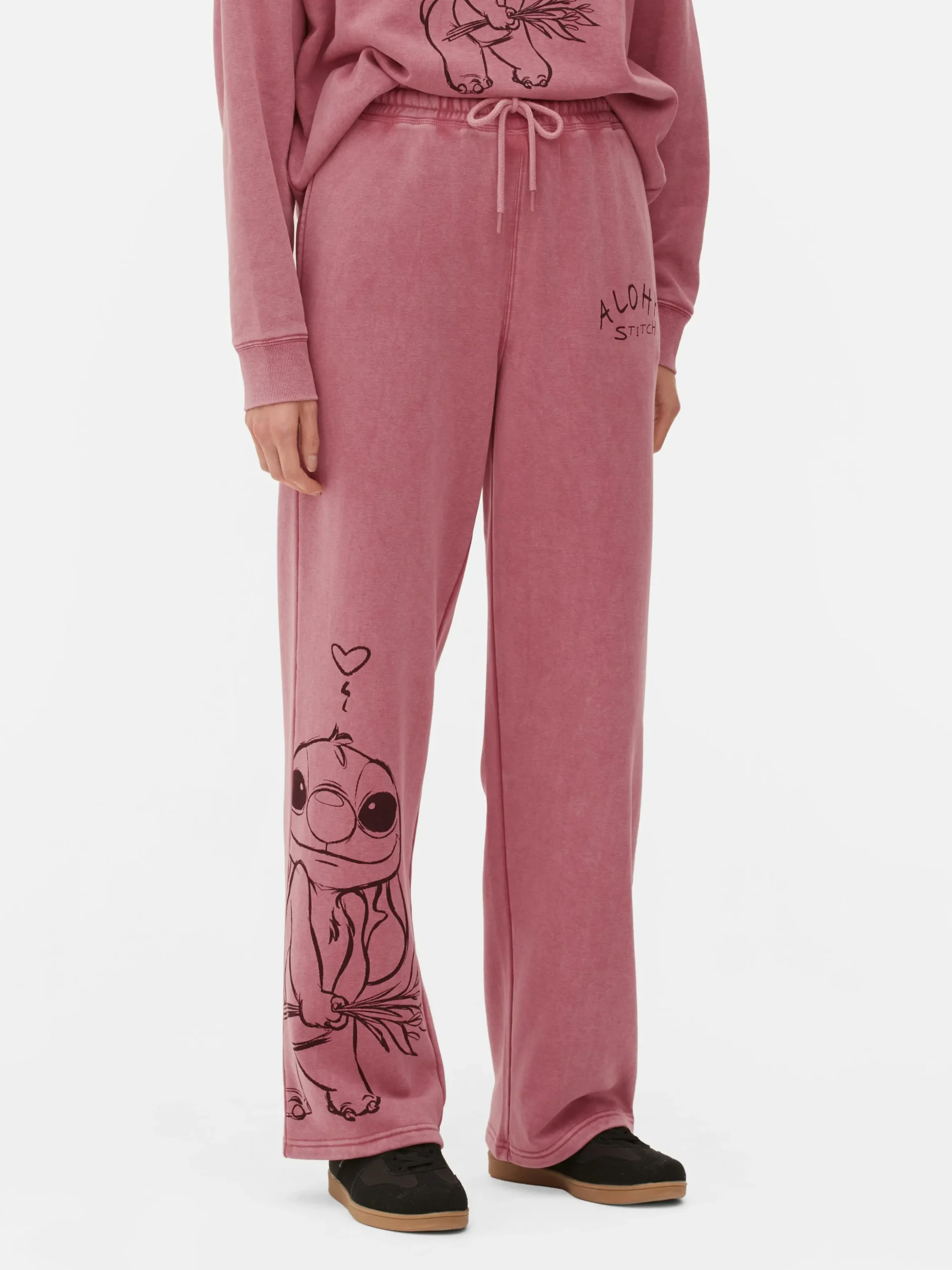 Bas De Jogging Droit à Coordonner Disney Stitch