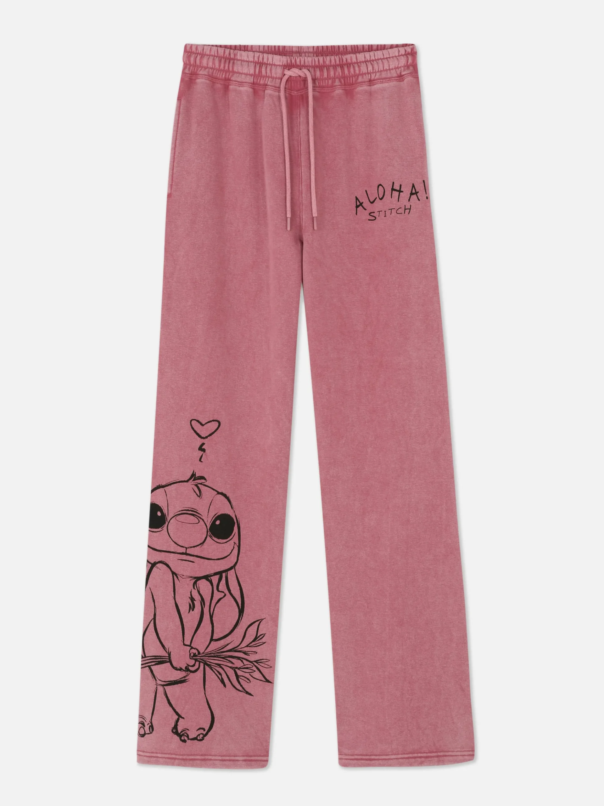 Bas De Jogging Droit à Coordonner Disney Stitch