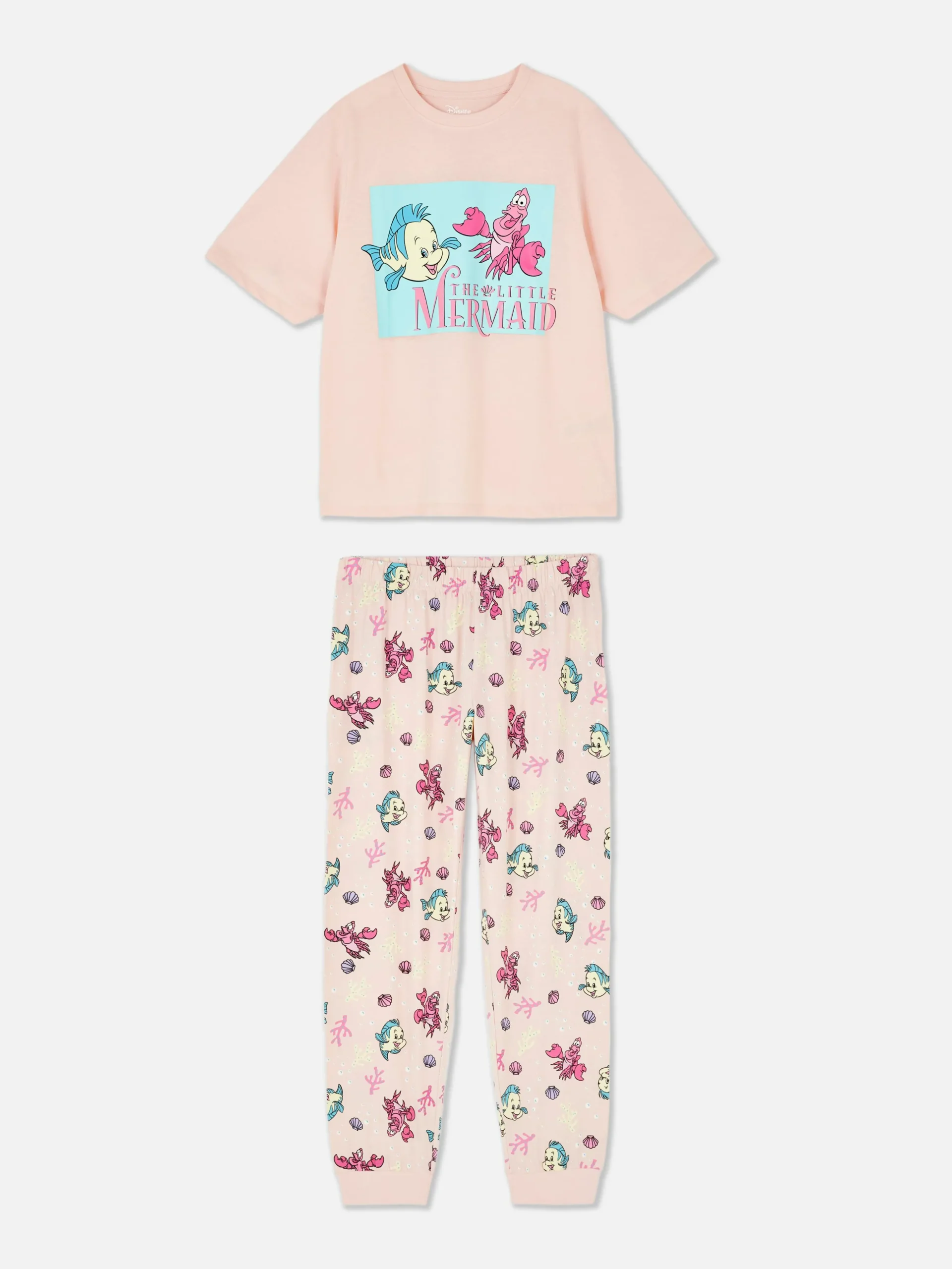 Bas De Pyjama Resserré à La Cheville Et T-shirt Graphique Disney