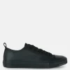 Baskets Basses En Simili Cuir