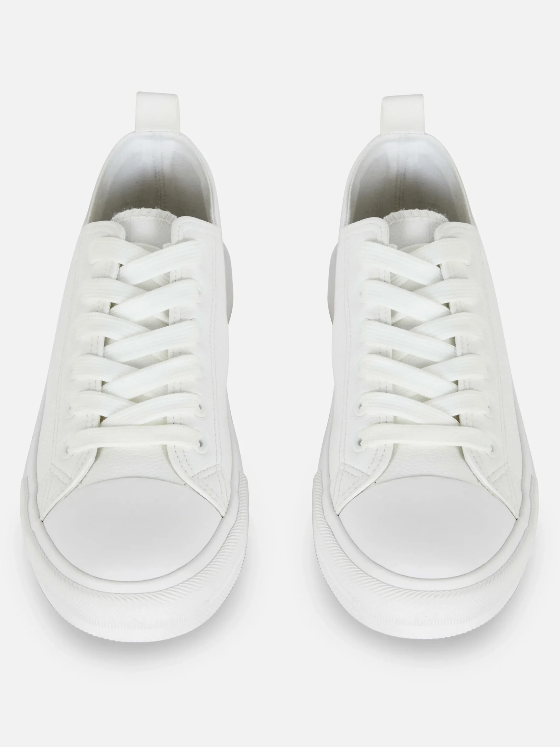 Baskets Basses En Simili Cuir