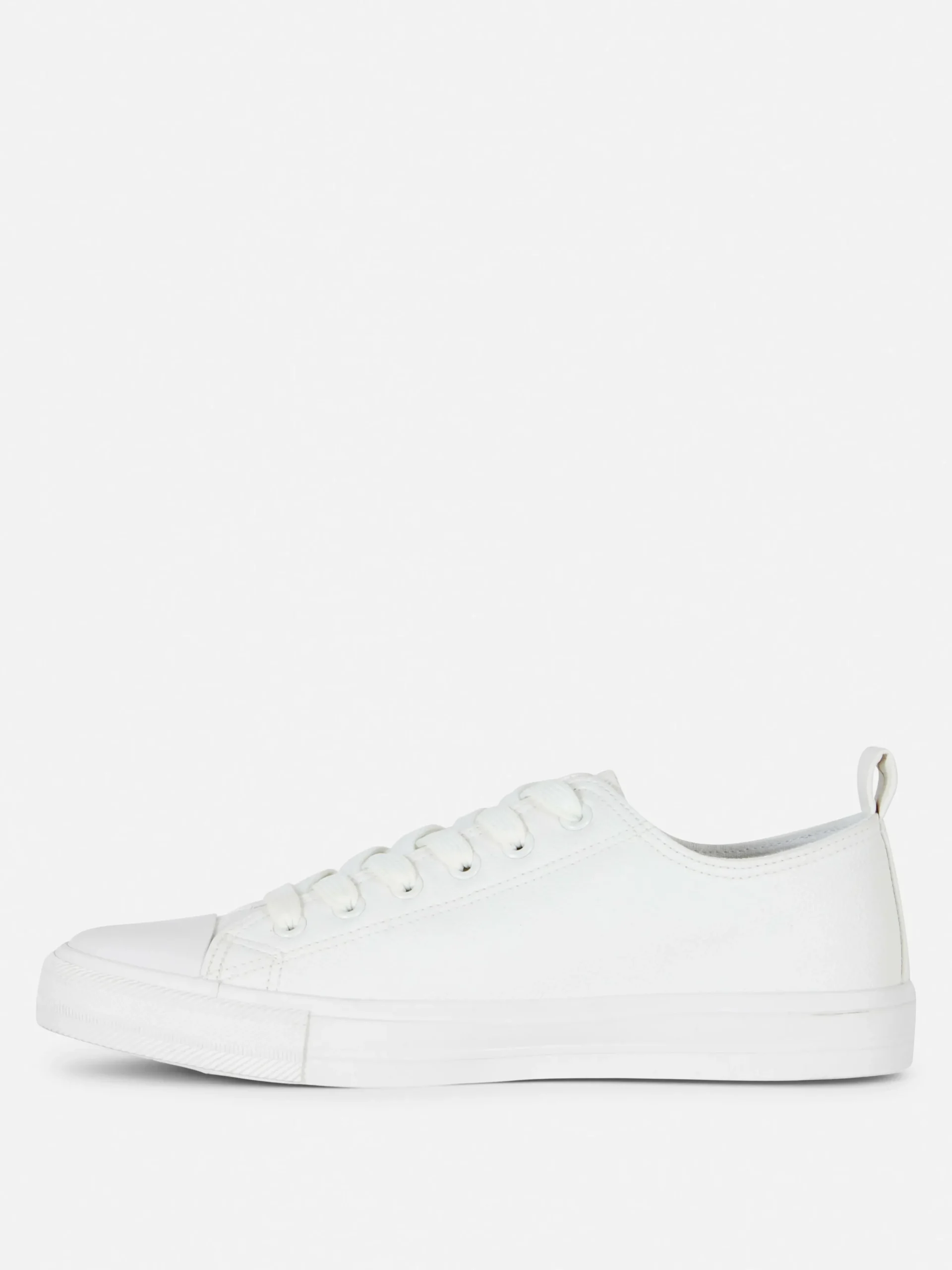 Baskets Basses En Simili Cuir