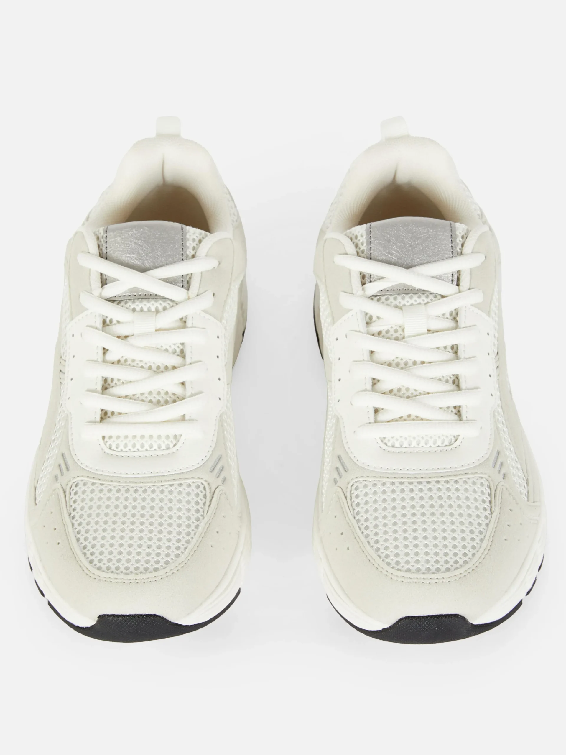 Baskets Sport à Empiècements Multiples