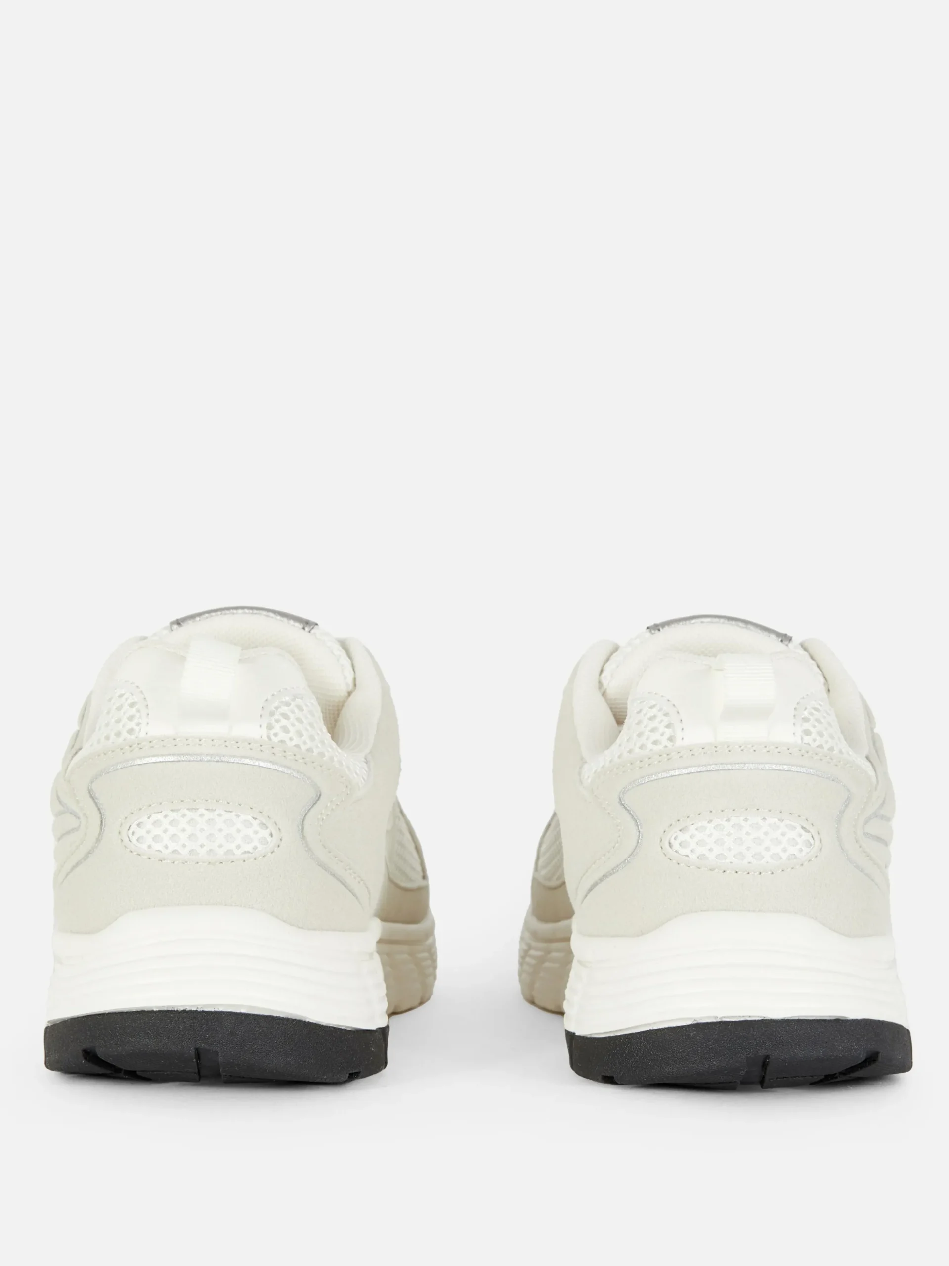 Baskets Sport à Empiècements Multiples