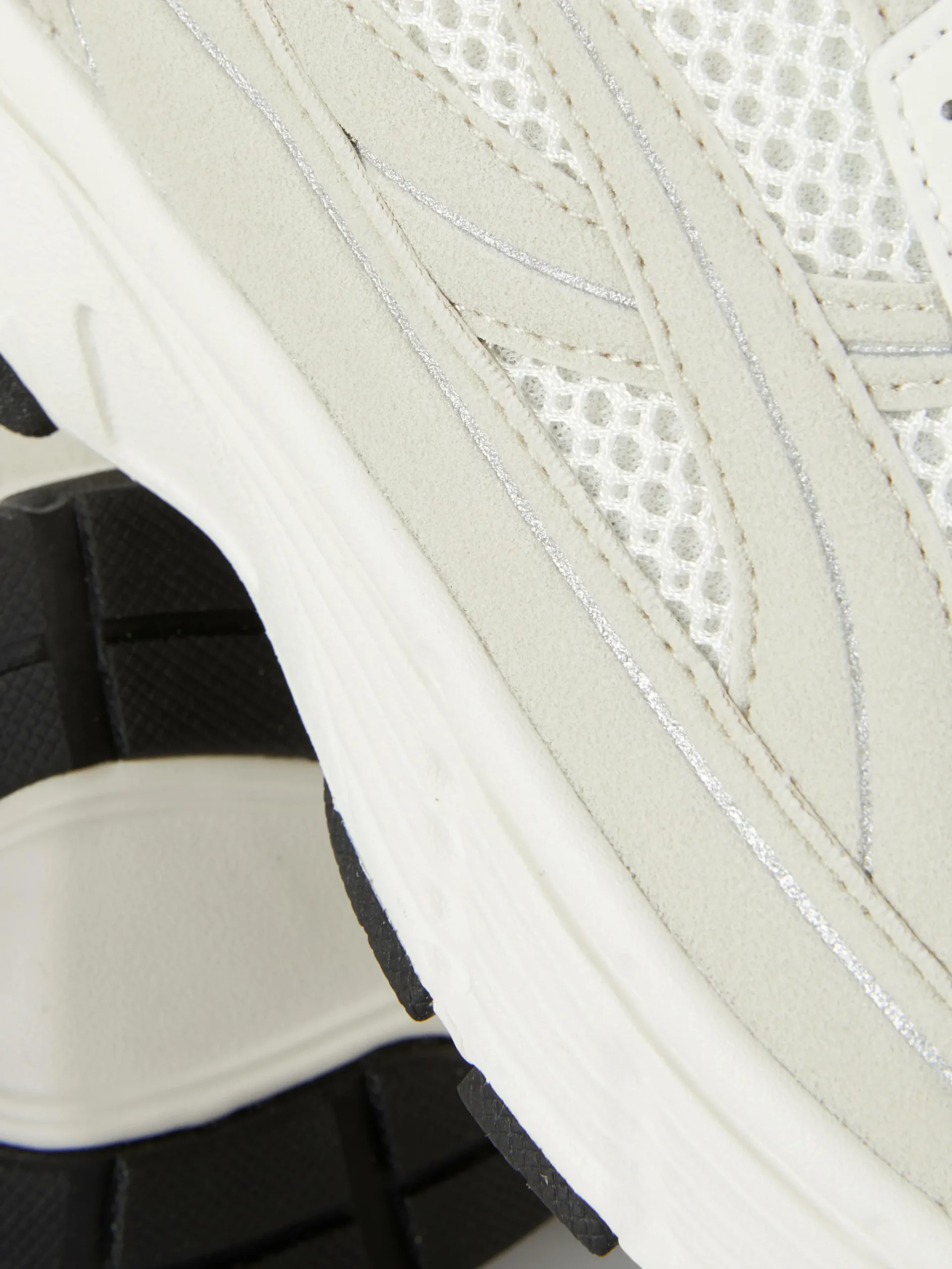 Baskets Sport à Empiècements Multiples