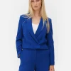 Blazer Court à Boutonnage Croisé à Coordonner