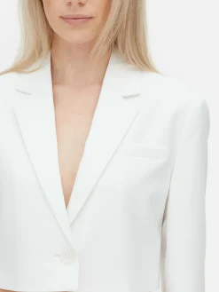 Blazer Court à Boutonnage Simple Luna