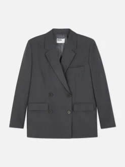 Blazer Oversize à Boutonnage Croisé Rita Ora
