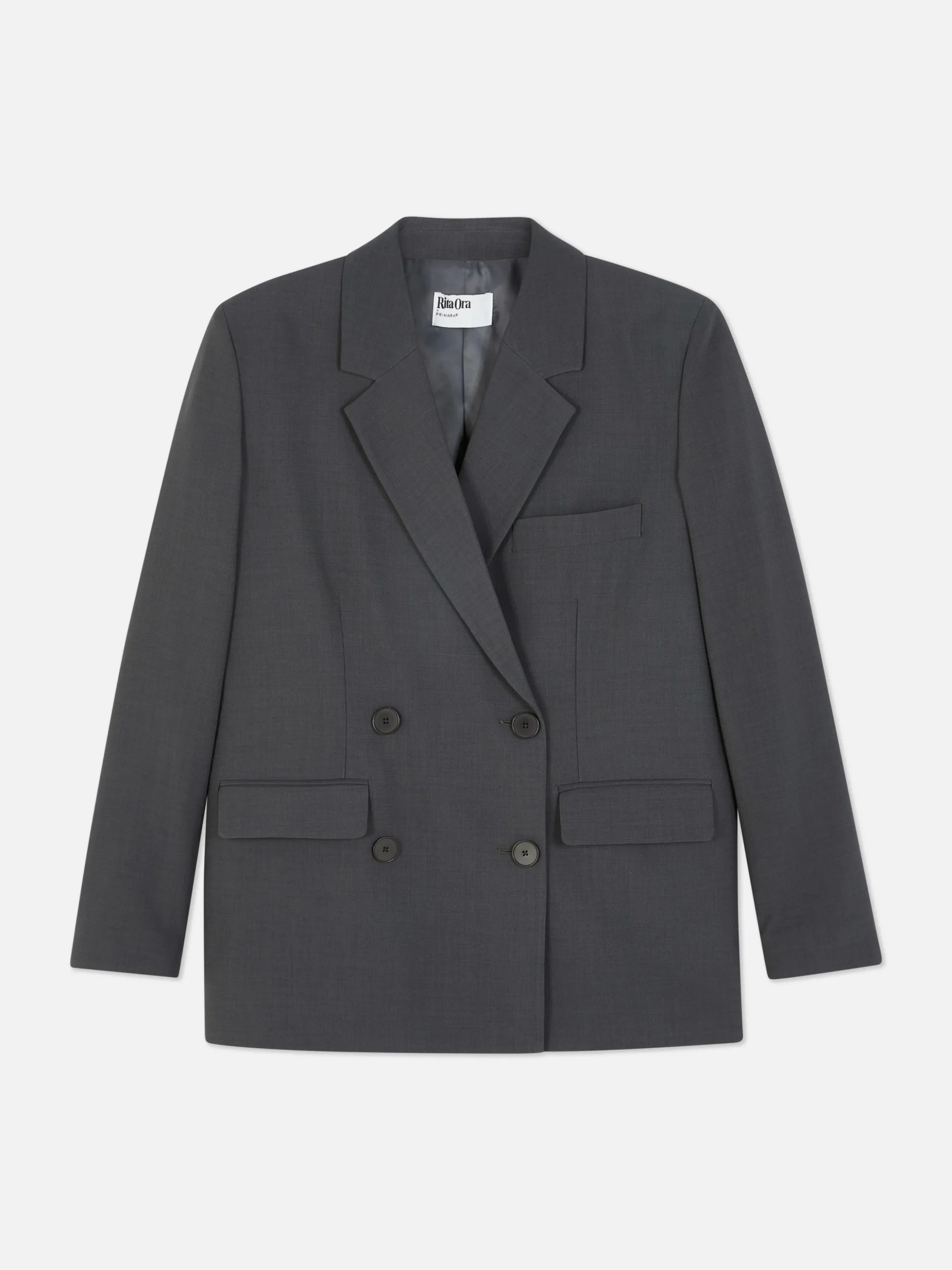Blazer Oversize à Boutonnage Croisé Rita Ora