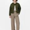 Blouson Bomber En Maille à Capuche
