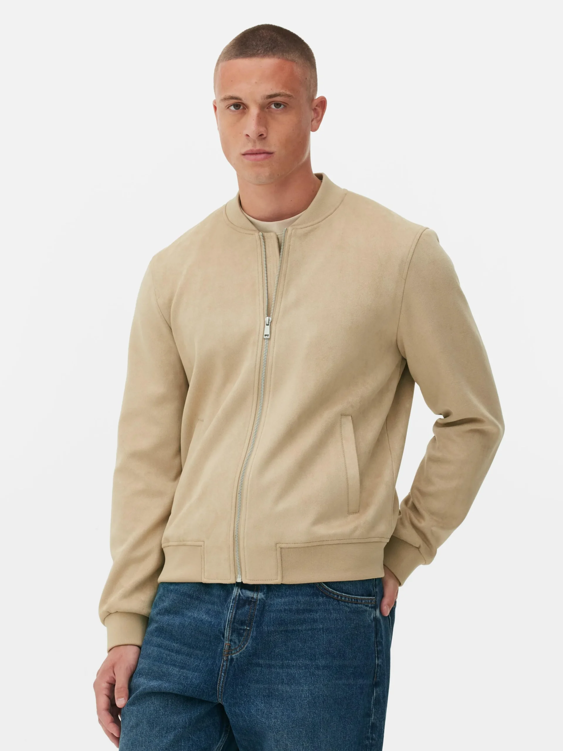 Blouson Bomber En Suédine