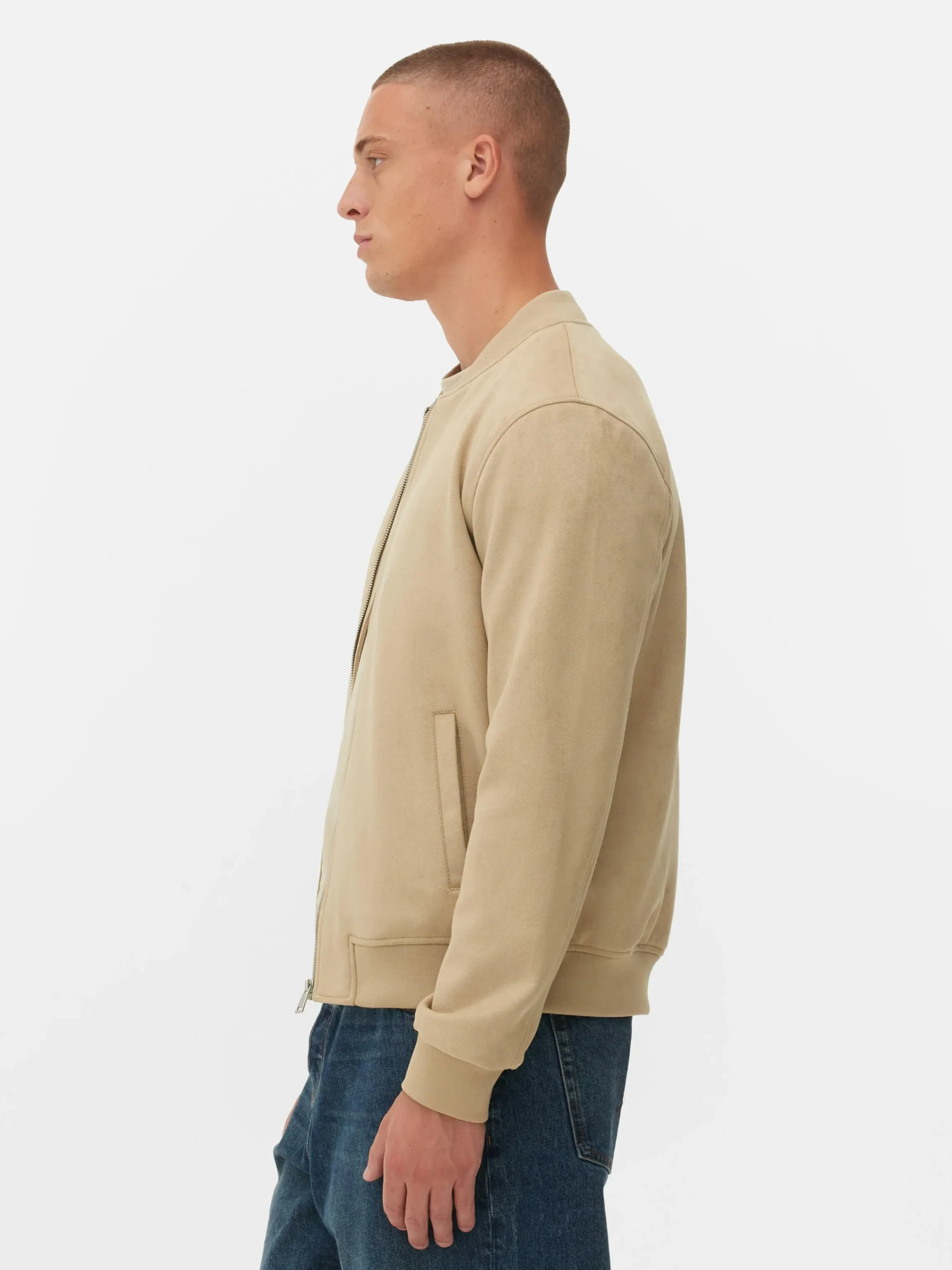 Blouson Bomber En Suédine