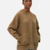 Blouson Bomber Tricoté Oversize