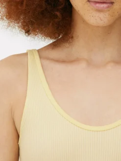 Body Côtelé Sans Coutures à Décolleté
