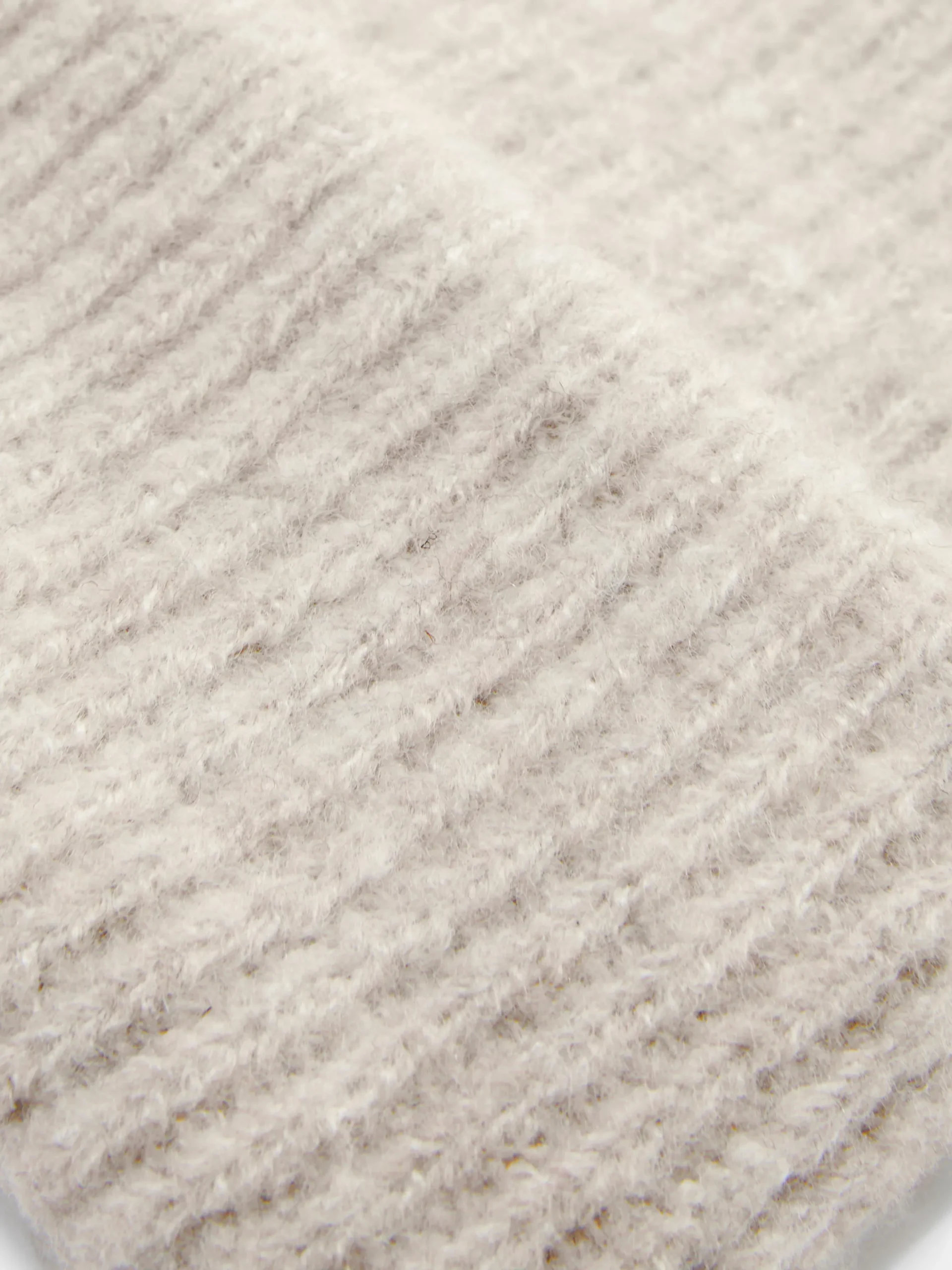 Bonnet En Grosse Maille à Revers