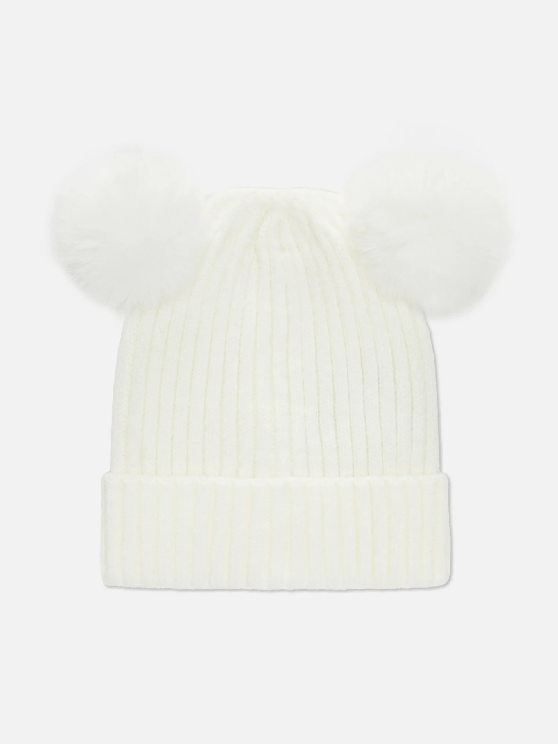 Bonnet En Maille à Pompon