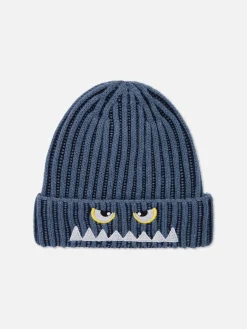 Bonnet En Maille Brodée