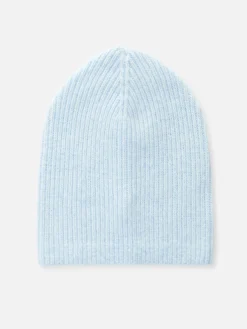 Bonnet En Maille Côtelée