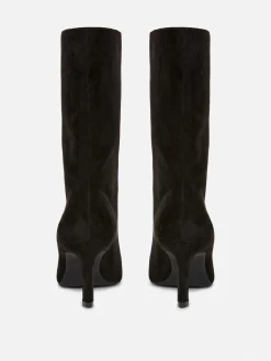 Bottes à Talons Aiguilles En Suédine