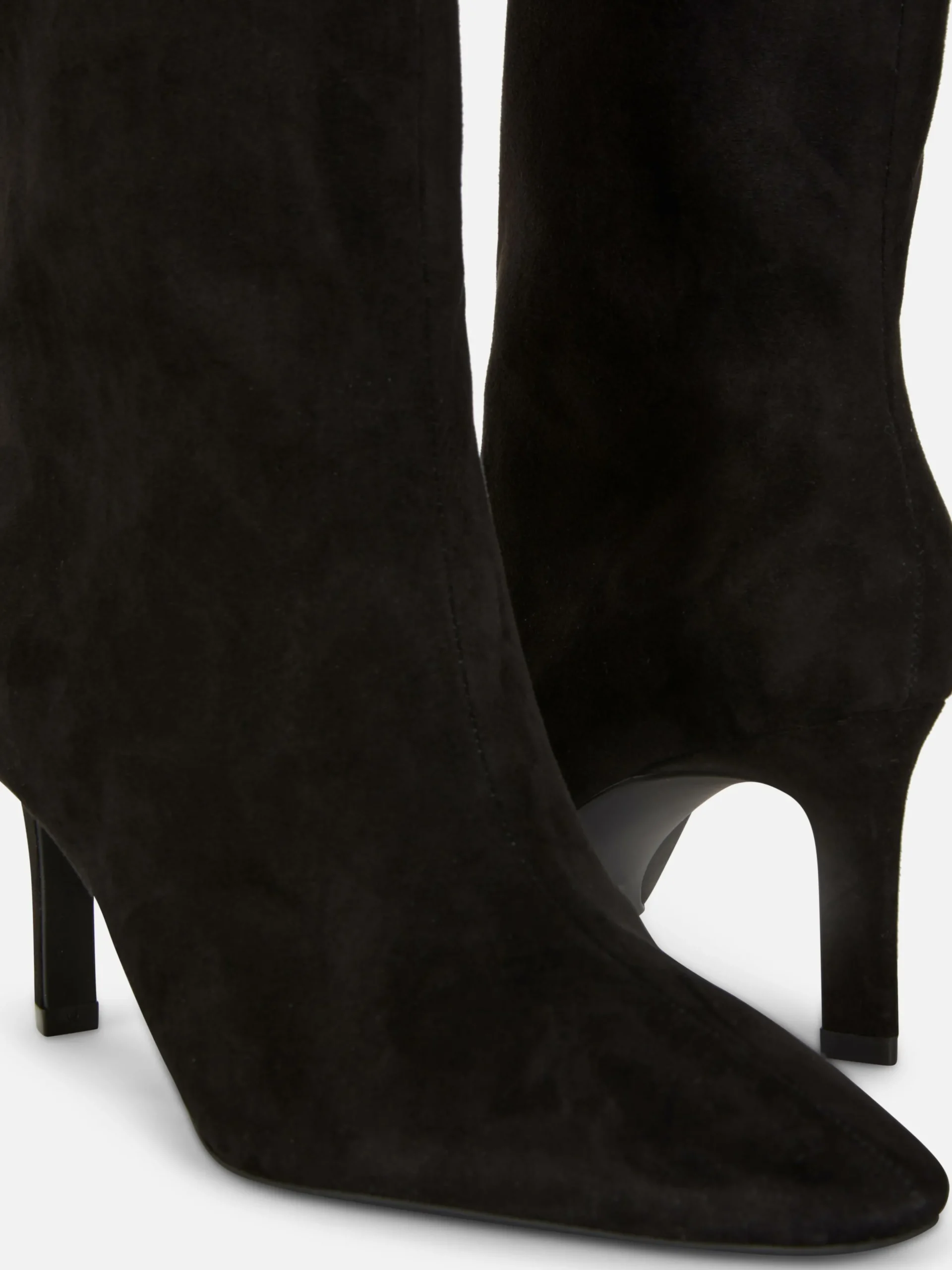 Bottes à Talons Aiguilles En Suédine