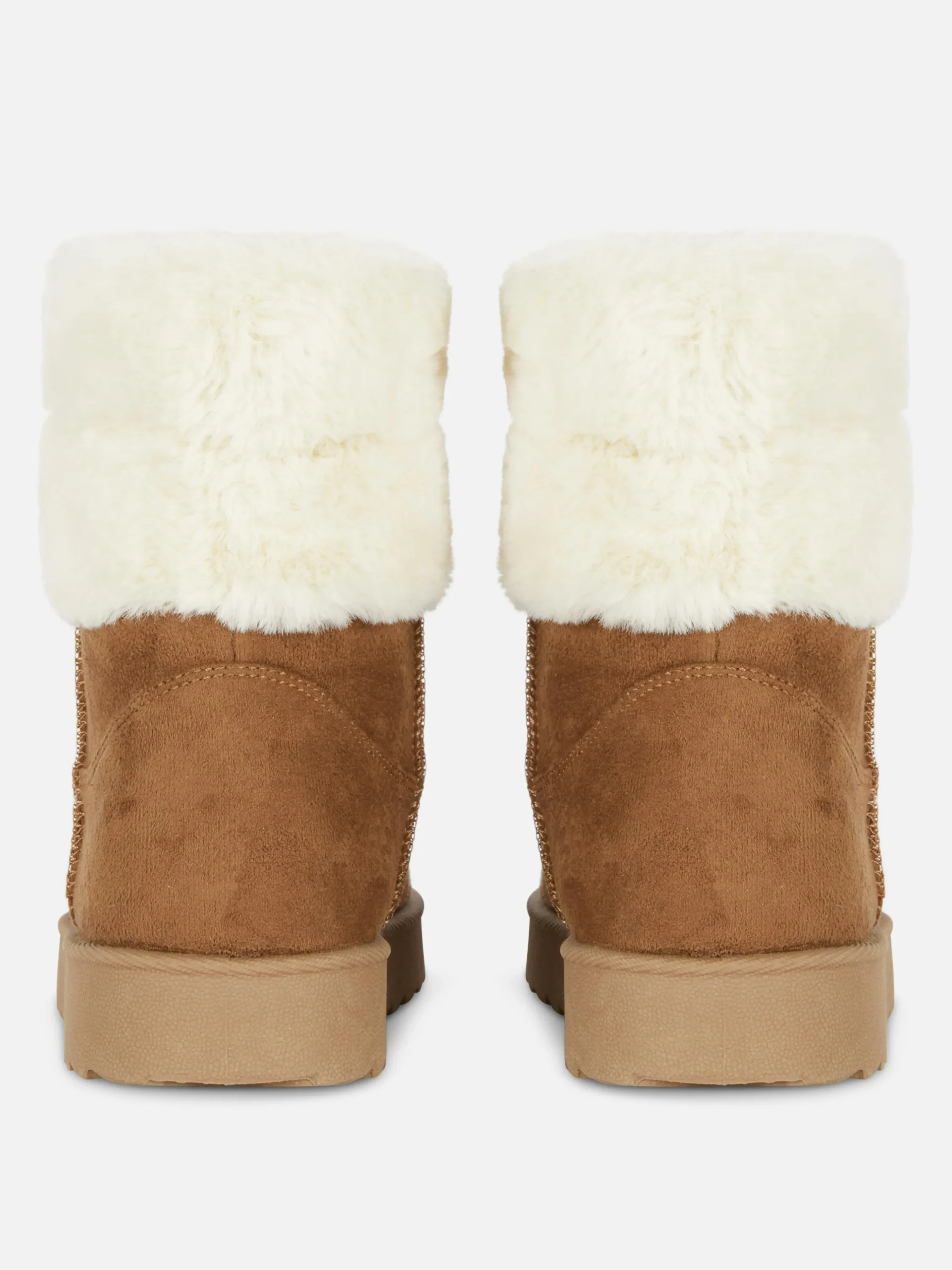 Bottes Doublées En Fausse Fourrure