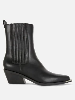 Bottes Santiags En Simili Cuir