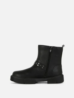 Bottines Avec Bride à Boucle