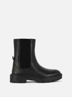 Bottines Chelsea à Bout Rond