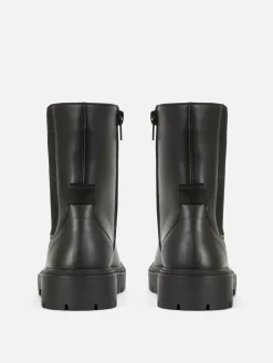 Bottines Chelsea à Bout Rond