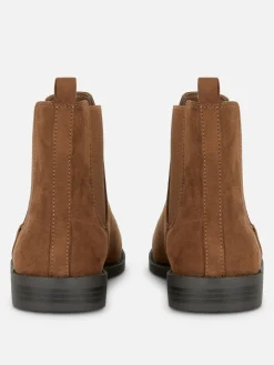 Bottines Chelsea En Suédine