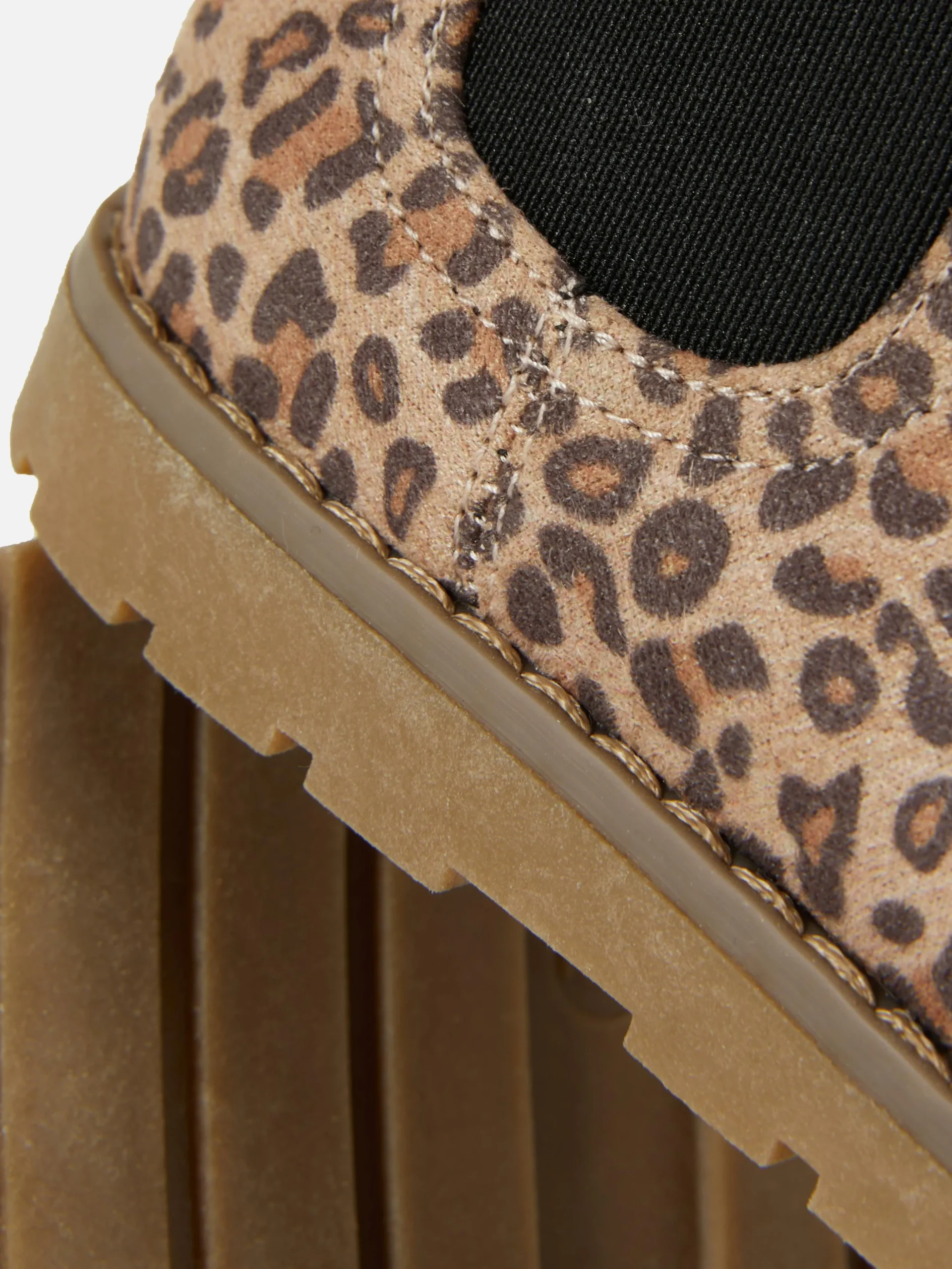 Bottines Zippées à Motif Léopard
