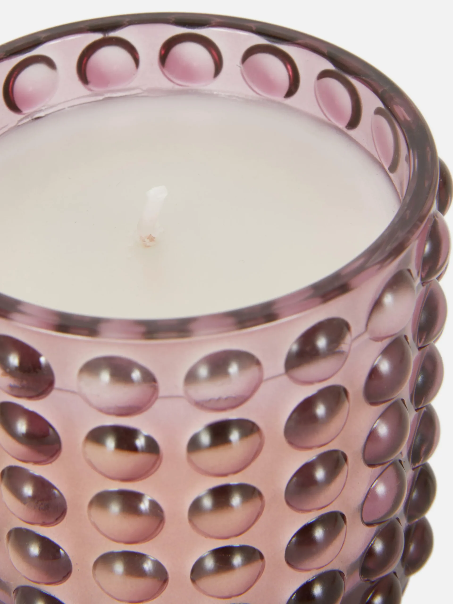 Bougie En Pot Texture Bulle