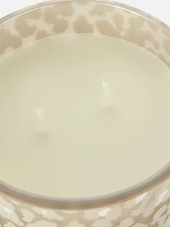 Bougie Parfumée à Double Mèche Dans Un Pot à Couvercle