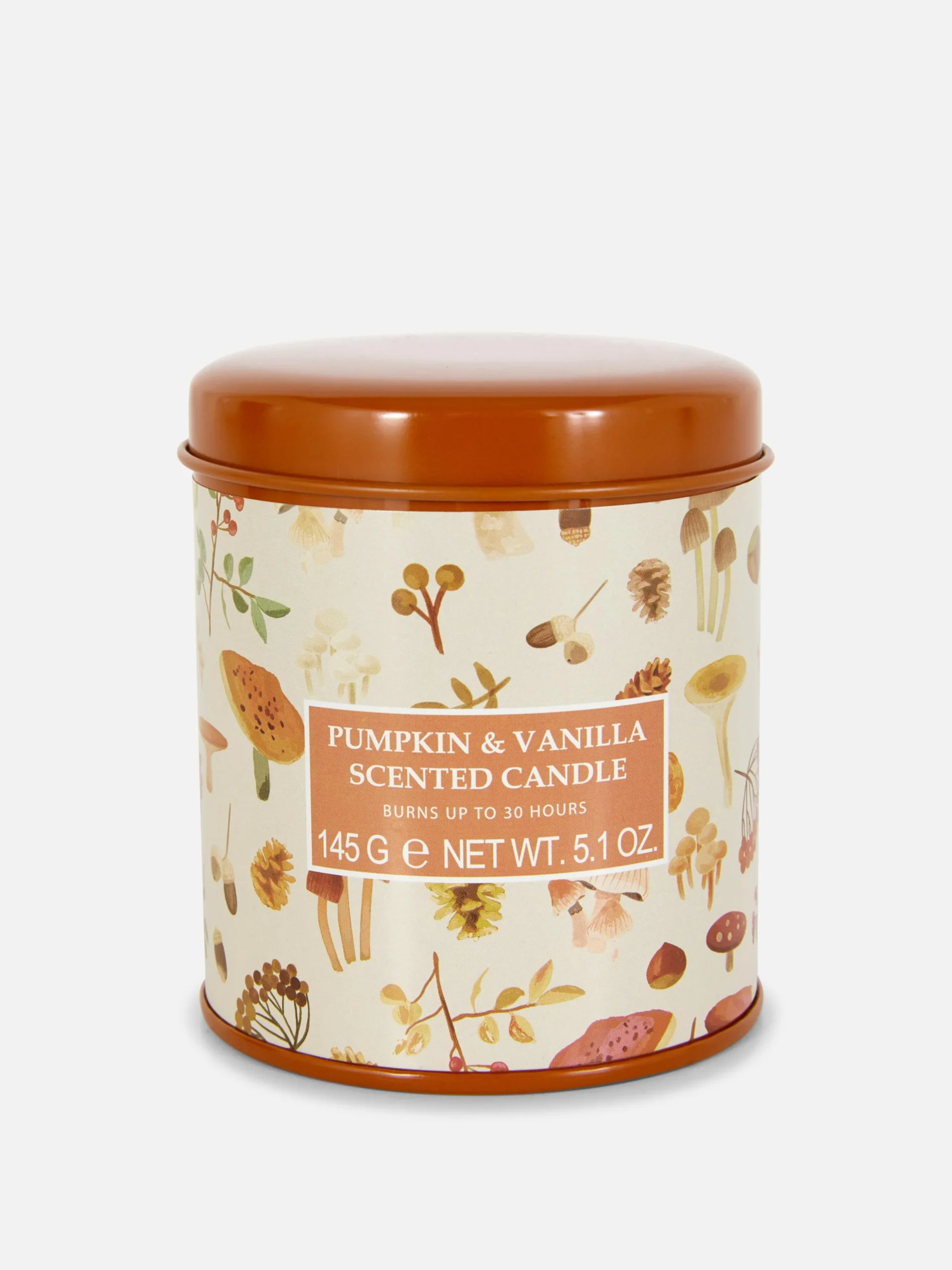 Bougie Parfumée Dans Une Boîte En Fer Décorée