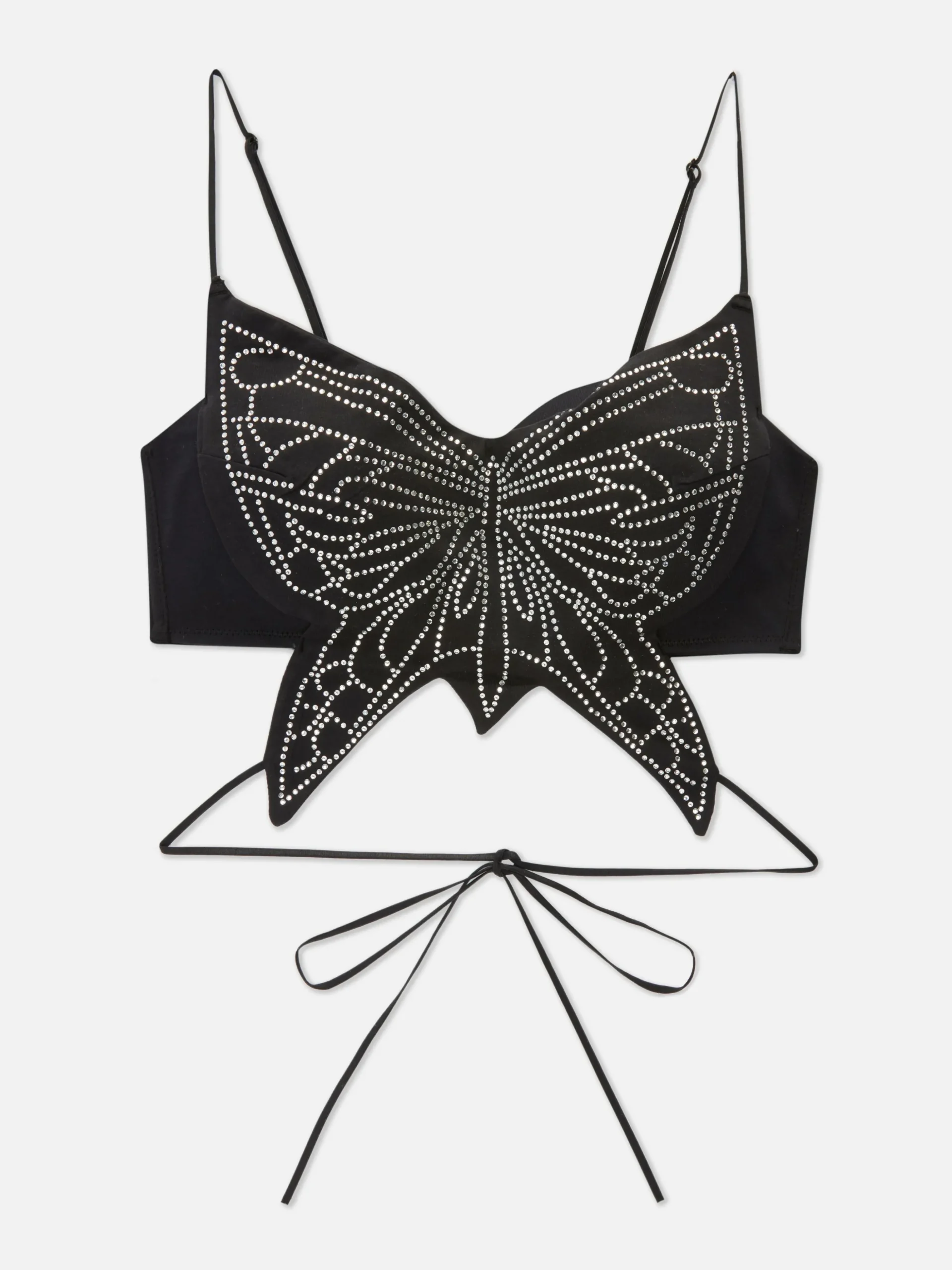 Brassière Papillon Ornée De Strass