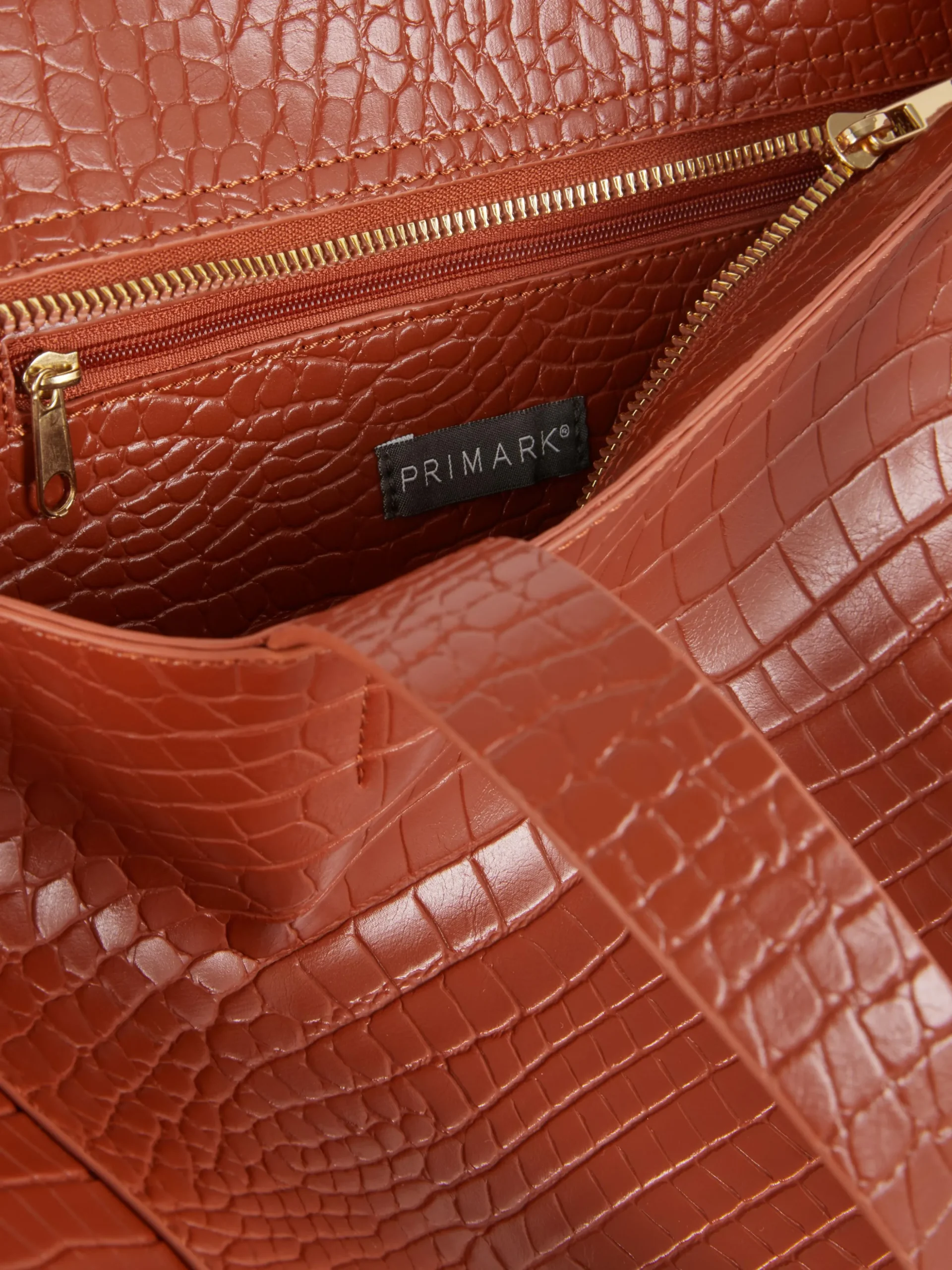 Cabas Extra Large En Imitation Croco