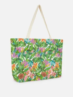 Cabas Oversize à Fleurs