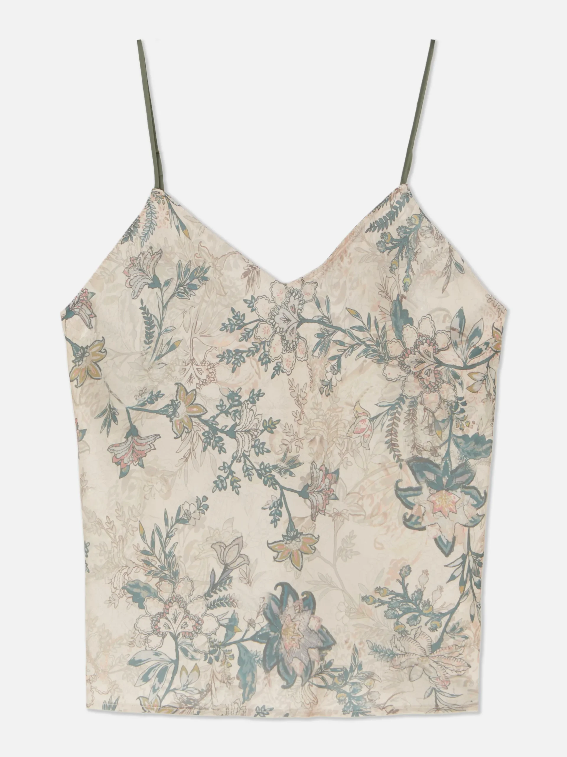 Caraco De Pyjama En Satin à Motif Floral